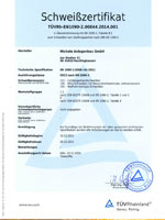 Zertifikate / Zulassungen